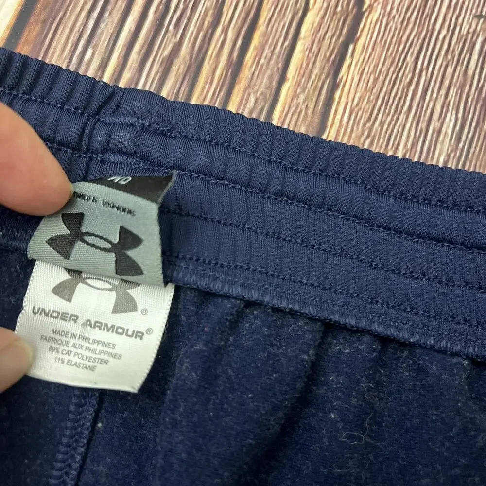 Under Armour UA Blue Track Pants Mens Size Medium